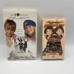 Adventures of Mary-Kate  Ashley, It Takes Two- 90s Childhood VHS Bundle